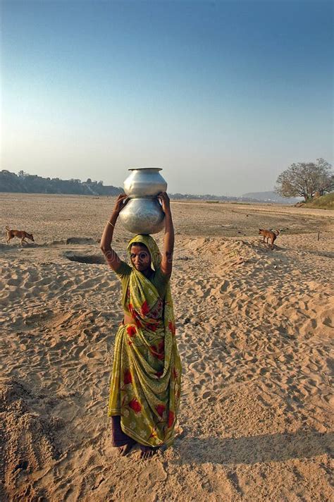 Water Crisis in India editorial stock image. Image of carry - 26929424