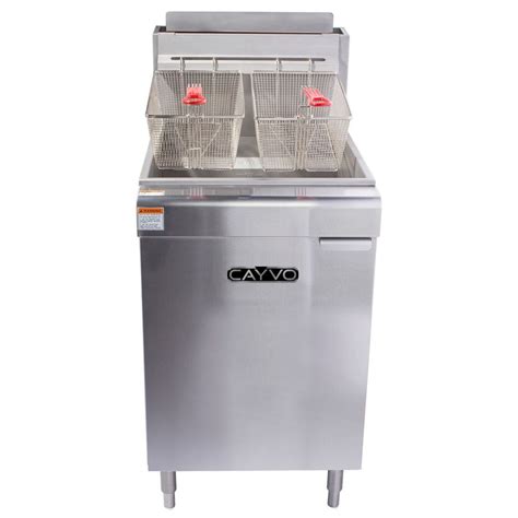 CAYVO 70-lb 2-Basket 150,000-BTU Commercial Deep Fryer at Lowes.com