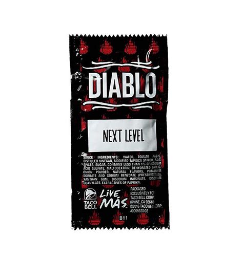 Taco Bell Diablo Sauce Packets (50 ct) - SauceAndToss