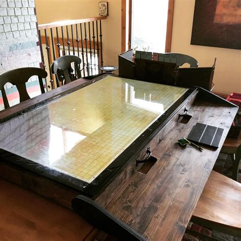 [OC] Check out this sweet setup! : DnD | Gaming table diy, Game room ...