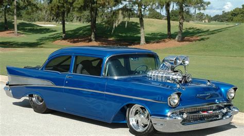 '57 Chevy Bel Air HD desktop wallpaper : Widescreen : High Definition ...