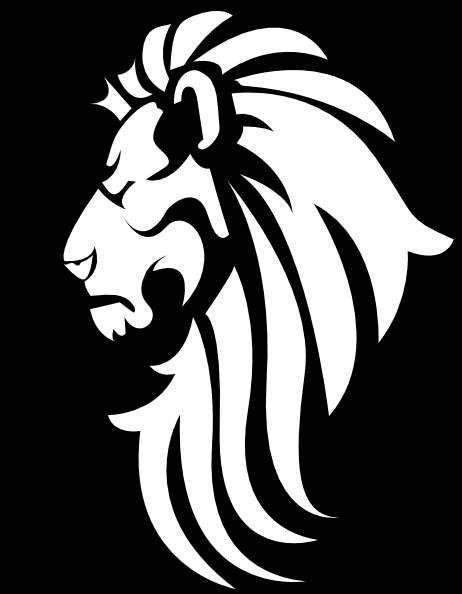 STENCILS Lion Head 1 Stencil for Painting Stencil Floors | Lion silhouette, Silhouette clip art ...