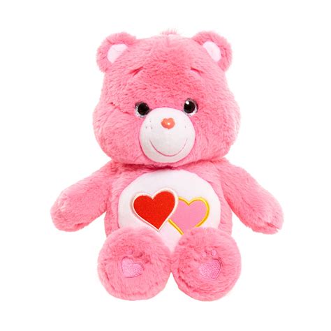 Care Bear Large Plush - Love-A-Lot Bear - Walmart.com