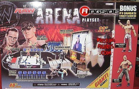 Raw Arena Playset with John Cena & Shawn Michaels | WrestlingFigs