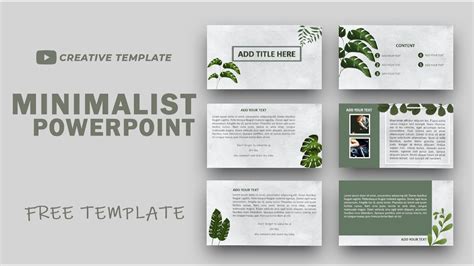 Minimalist Powerpoint Template