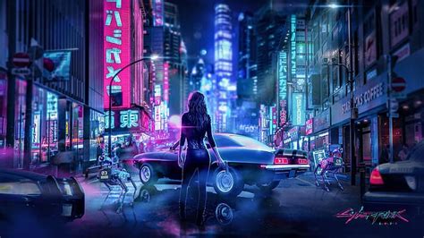 HD wallpaper: cyberpunk, fan art, neon, JivoStudio, Cyberpunk 2077 | Wallpaper Flare