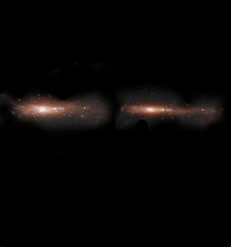 First attempt stereo image of galaxies: JWST Deep Field Image - brianmay.com