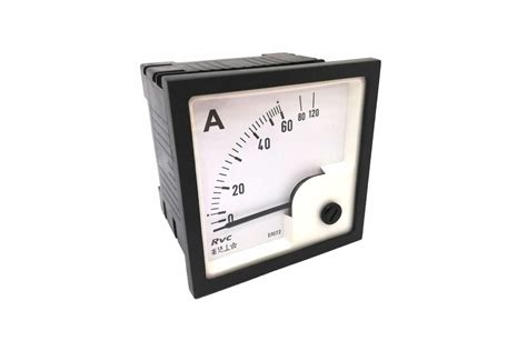 Ammeter Analog 72x72 AC CT Operated Model: ERI72 Revalco