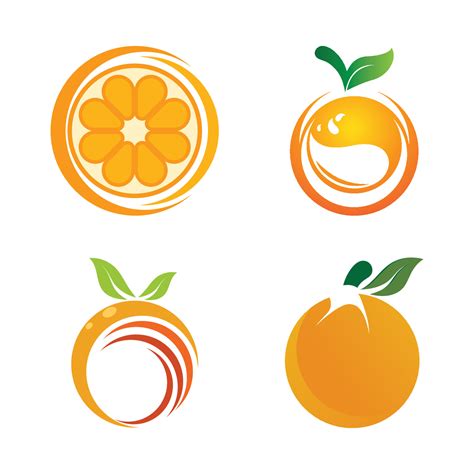 Orange logo design 8961696 Vector Art at Vecteezy