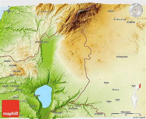 Golan Heights Map