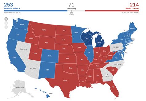 How to read U.S. election maps as votes are being counted