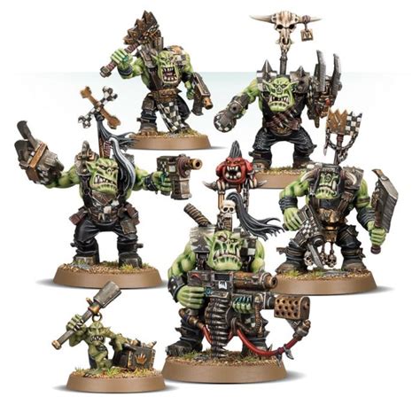 Warhammer 40k: Orks: Ork Nobz - Golden Goblin Games