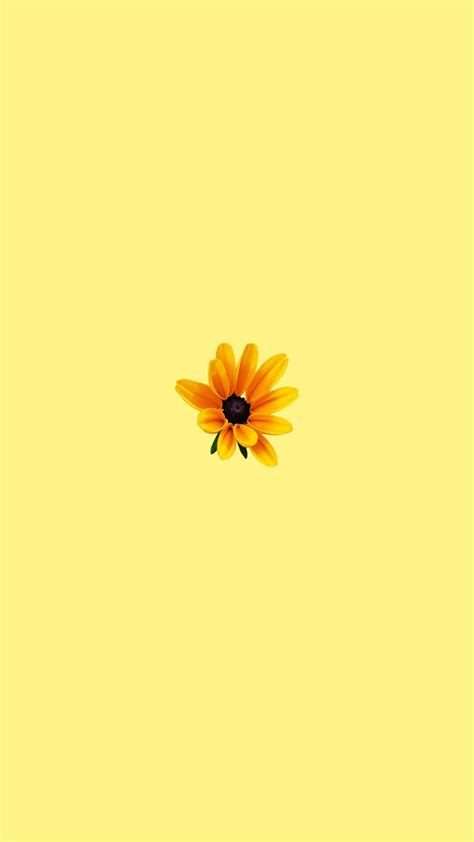 Illustration Iphone Iphone Aesthetic Sunflower Wallpaper - Download ...