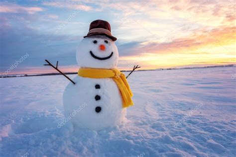 Snowman close up — Stock Photo © Ivankmit #132879060