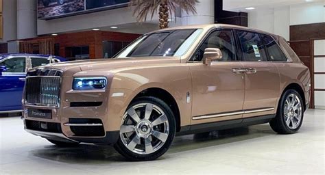 Petra Gold Rolls-Royce Cullinan Showcased With Moccasin Interior ...