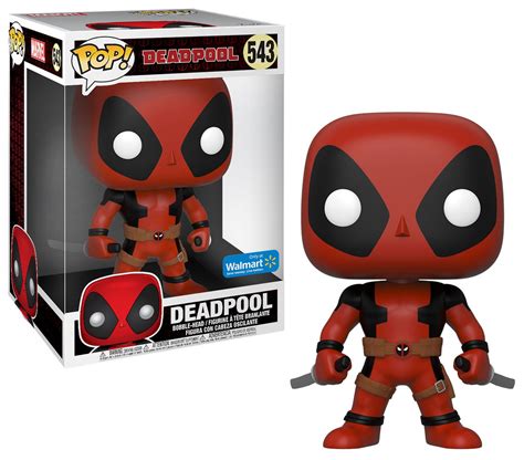 Funko Marvel POP Marvel Deadpool Exclusive 10 Vinyl Bobble Head 543 Super-Sized, Swords - ToyWiz