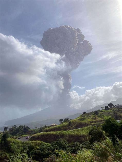 St. Vincent covered in ash as volcano activity continues - ABC News