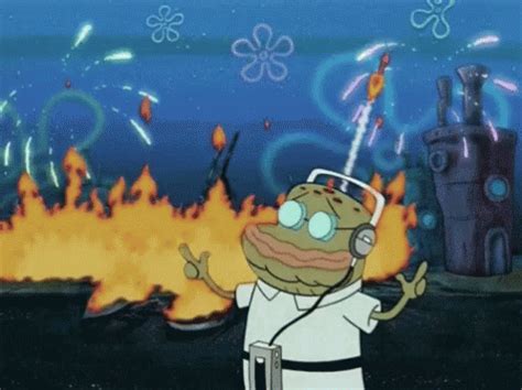 Spongebob Explosion GIF - Spongebob Explosion Fireworks - Discover & Share GIFs