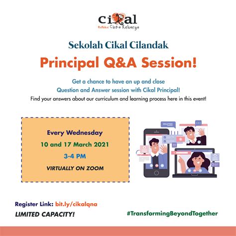 Sekolah Cikal Cilandak Q&A Session with Principal! (Open For Public)