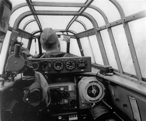 Inside the cockpit of a Messerschmitt Bf.110 during flight. | Messerschmitt, Wwii airplane, Wwii ...