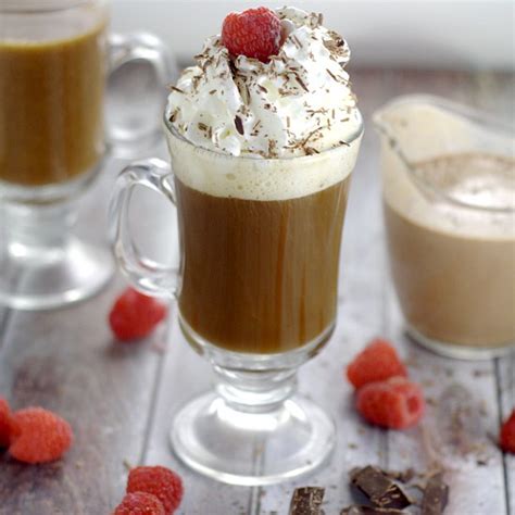 Homemade Chocolate Raspberry Coffee Creamer | The Gracious Wife