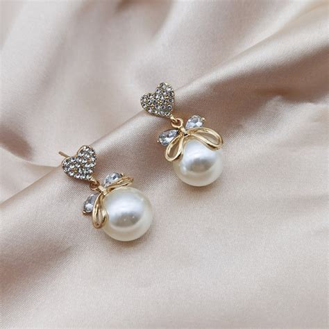 Bow & Pearl Earrings | Fashion Jewellery | Pearl Earrings | Gift For Her