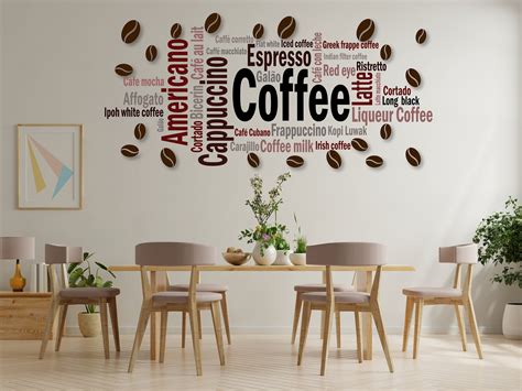 Coffee Shop Vinyl Wall Art