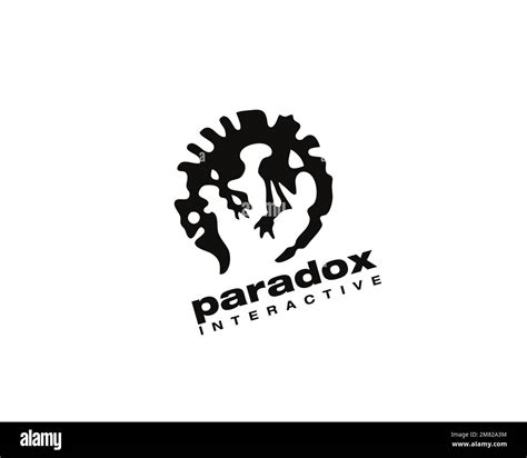 Paradox Interactive, Rotated Logo, White Background Stock Photo - Alamy