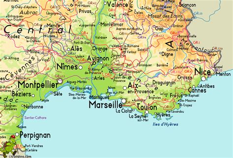 map of provence - Google Search | France | Pinterest | Hiking maps, Provence and Continents