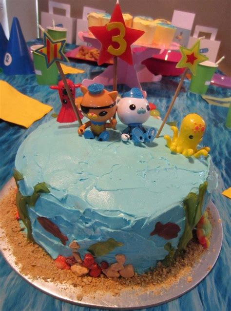 Octonauts Birthday Cake Octonauts Cake Simple Cake Use Toys On Top Matthew Birthday ...