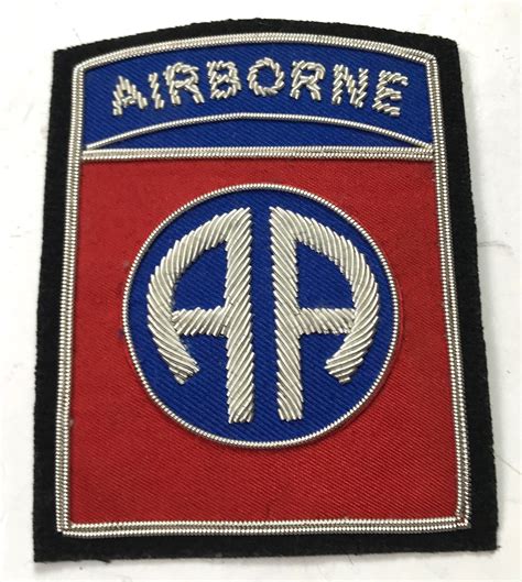 82ND AIRBORNE SLEEVE INSIGNIA-THEATRE MADE BULLION | Man The Line