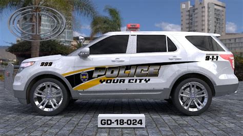 Quick Guide To Police Car Decals Variation - GDI Graphics