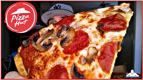 PIZZA HUT® THIN CRUST PIZZA REVIEW | $7.99 TWO TOPPING SPECIAL - YouTube