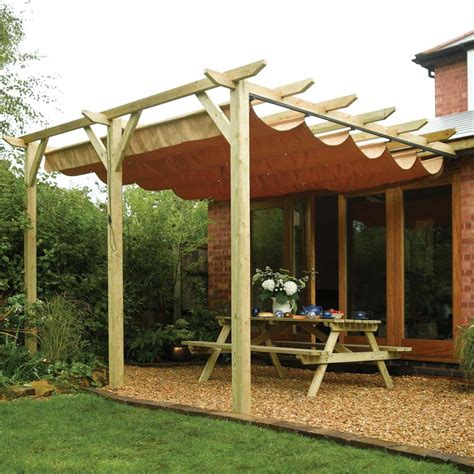 DIY Retractable Pergola Roof