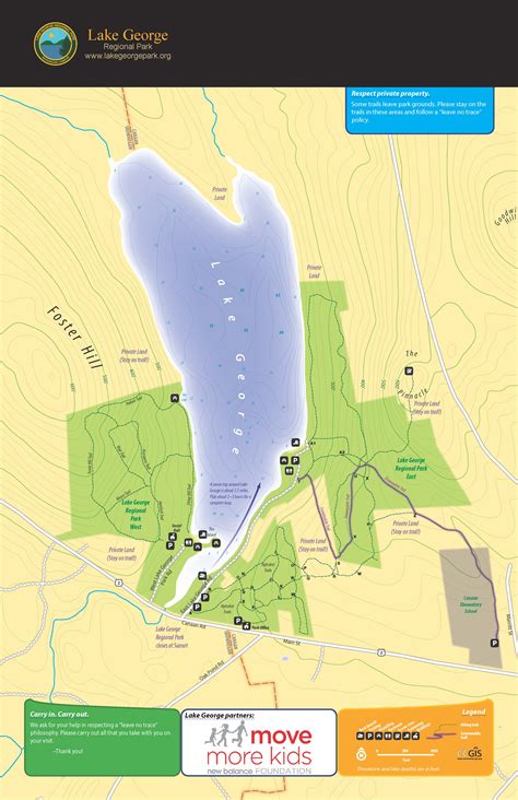 Park Map & Guide – Lake George Regional Park