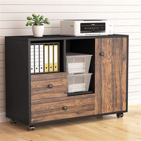 Lateral File Cabinet On Wheels - Filing Cabinets