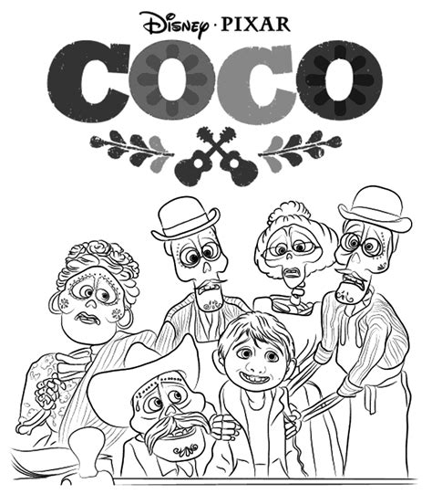 Coco Coloring Pages - Best Coloring Pages For Kids