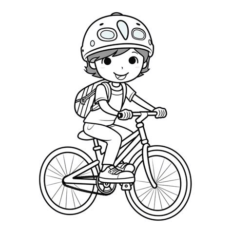 Bike Coloring Pages PNG Transparent Images Free Download | Vector Files | Pngtree