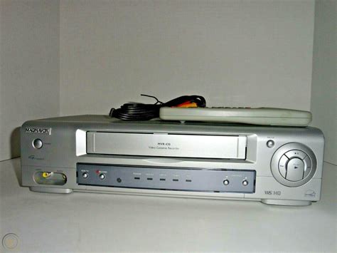 Magnavox 4-Head VCR VHS Player & Remote MVR430MG21 Tested Works ...