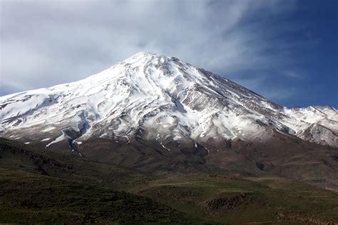 Photo of white mountain during daytime, damavand, iran HD wallpaper | Wallpaper Flare