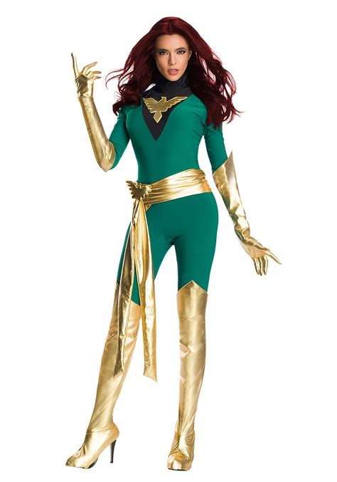 Premium Marvel Jean Grey Phoenix Costume for Women