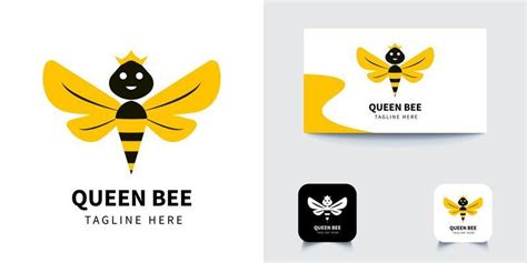 Queen Bee Logo Vector Art, Icons, and Graphics for Free Download