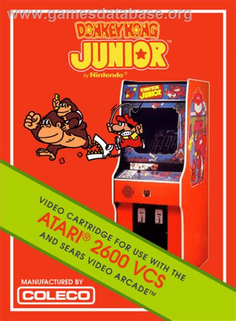 Donkey Kong Junior - Atari 2600 - Artwork - Box