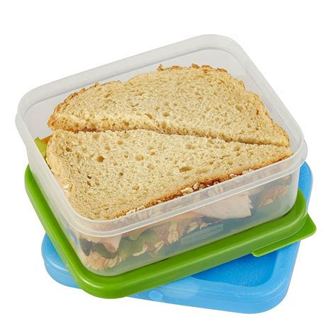 Rubbermaid LunchBlox Sandwich Kit Durable Lunch Box Food