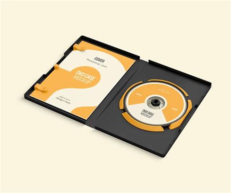 Free DVD Case Mockup Set - Free mockup