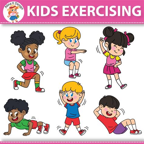 Kids Exercise Clipart - Kids Parenting