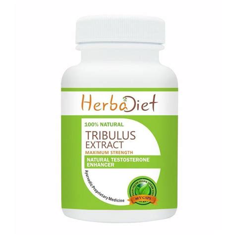 Tribulus Terrestris Extract Capsules 60% Saponins STRONG Effective ...