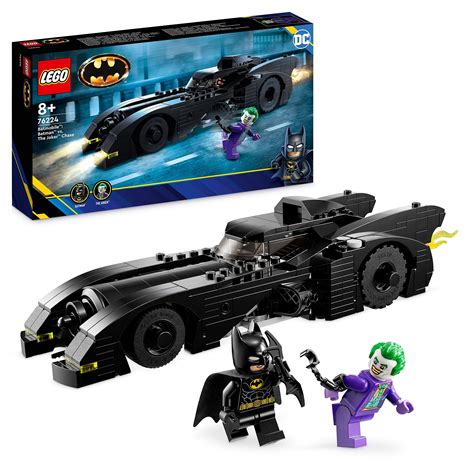 Buy LEGO 76224 DC Batmobile: Batman vs. The Joker Chase Set, Iconic 1989 Batmobile Car Toy and 2 ...