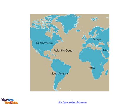 Atlantic Ocean Europe Map | Map of Atlantic Ocean Area