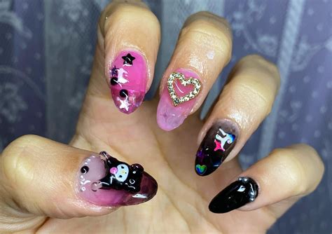 Kuromi nails! : r/lacqueristas